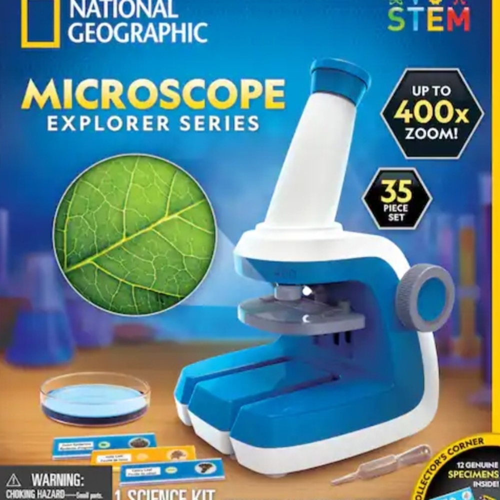 National Geographic Yellow & Blue Prepared Slides Pack - 48 Count